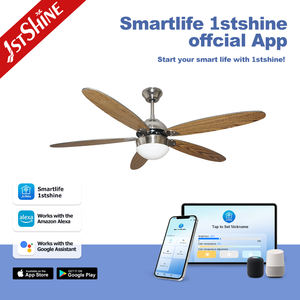 Ventilador <span class=keywords><strong>de</strong></span> techo decorativo con luz y <span class=keywords><strong>cadena</strong></span> <span class=keywords><strong>de</strong></span> tracción, alta velocidad, bajo rendimiento, 1 unidad - Product Image 6