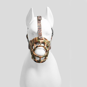 개 입 커버 안티 물린 짖는 안티 지저분한 음식 총구 애완 동물 소형 대형 개 스톱 바커 실리콘 가죽 끈 - Product Image 3