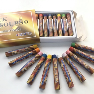Ensemble de peinture artistique pour enfants, crayons de dessin multicolores très vendus, 12 couleurs non toxiques, pastel à l'huile pour la peinture des enfants - Product Image 3