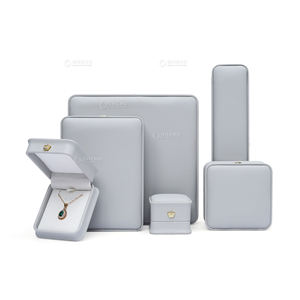 Top <b>Sales</b> Pu Leather Jewellery Packaging <b>Box</b> With Custom Logo - Product Image 4
