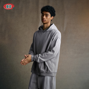 Tùy Chỉnh Thời Trang Dạo Phố Chất Lượng Cao 100% Cotton Axit Rửa Đau Khổ Dtg In Ấn Áo Hoodie Áo Cho Nam Giới - Product Image 2