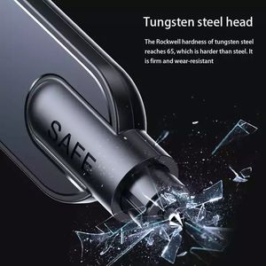 Brise-vitre multifonction en alliage d'aluminium monté sur véhicule, marteau de sécurité d'urgence deux en un, vent brisé - Product Image 6