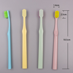 Cepillo de dientes de alta densidad con 6000 cerdas de colores, ultra suave, de nailon, manual, para uso doméstico en adultos. - Product Image 4