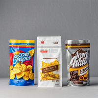 Sachet Doypack Personnalisé Imprimé par Gravure, Recyclable, avec Fermeture Éclair pour Snacks, Chips, Noix et Biscuits