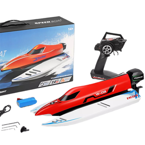 Popular <span class=keywords><strong>WLtoys</strong></span> <span class=keywords><strong>WL915</strong></span>-A Lancha RC de Alta Velocidad 2.4GHz 2CH 45km/h con Motor sin Escobillas, Barco de Carreras a Control Remoto, Modelo de Juguete para Niños - Product Image 1