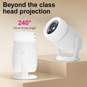 Projecteur intelligent 2026 1080P portable Android13 HY400 Pro Plus WiFi Jeu Mini projecteurs vidéo 4K avec LED LCD HY300 <span class=keywords><strong>Silencieux</strong></span> Gimbal - Product Image 4