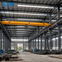 Atelier et entrepôt en structure métallique avec grue, conception sur mesure, installation préfabriquée, connexion par boulons haute résistance