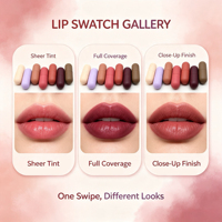 LSFAIRY Macaron Cute Matte Capsule Lipstick Set Waterproof Transfer Proof Long Lèvres durables Maquillage quotidien Logo personnalisé Vente en gros