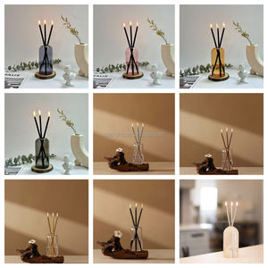 Vase à bougie de style européen et américain simple Vase de décoration de bureau en céramique à la main - Product Image 6