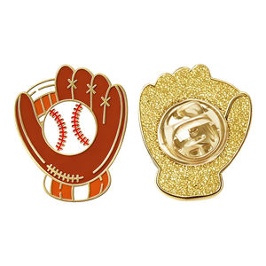 कस्टम बेसबॉल पिन नरम तामचीनी खेल बैज टीम लोगो खिलाड़ी बैट दस्ताने टोपी ब्रोच स्मारिका अमेरिका आयोजन उत्पाद - Product Image 3