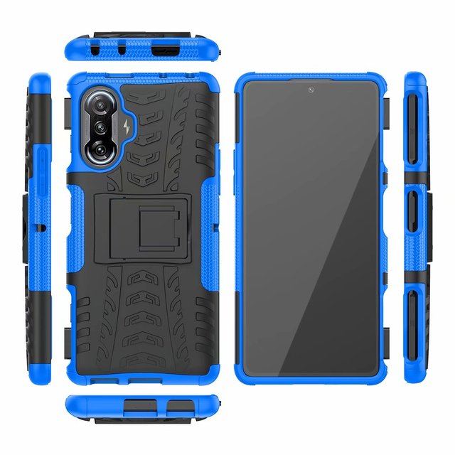 Tyre Shock Proof Stand Phone Case Cover for XIAOMI Redmi K40 Gaming