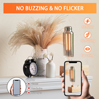 Ampoule LED décorative style Edison, très tendance, 4W E26 2700K, blanc chaud doux, dimmable, vintage, or fumé, pour la maison et les cafés