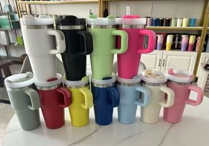 Nuevo Estilo de Vaso Portátil para Auto, Taza Infantil de Acero Inoxidable 304, Termo con Asa, 14oz, con Pajita, para Bebidas Frías - Product Image 1
