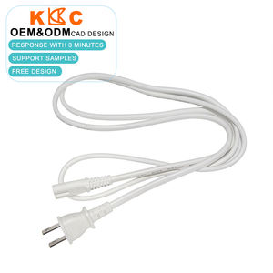 Câble d'alimentation CA certifié PSE Japon, blanc, 2 broches vers IEC C7 (figure 8), pour adaptateur d'ordinateur portable et imprimante, marché japonais, 125V - Product Image 4