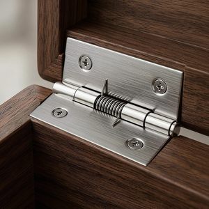 Bisagra de Acero Inoxidable con Resorte, Cierre Automático, Diseño Moderno, Alta Capacidad de Carga, para Puertas de Muebles y Armarios - Product Image 4