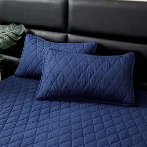 Ensemble de <span class=keywords><strong>draps</strong></span>-housses matelassés imperméables couleur unie 3 pièces – Protège-matelas imperméable <span class=keywords><strong>en</strong></span> promotion - Product Image 6