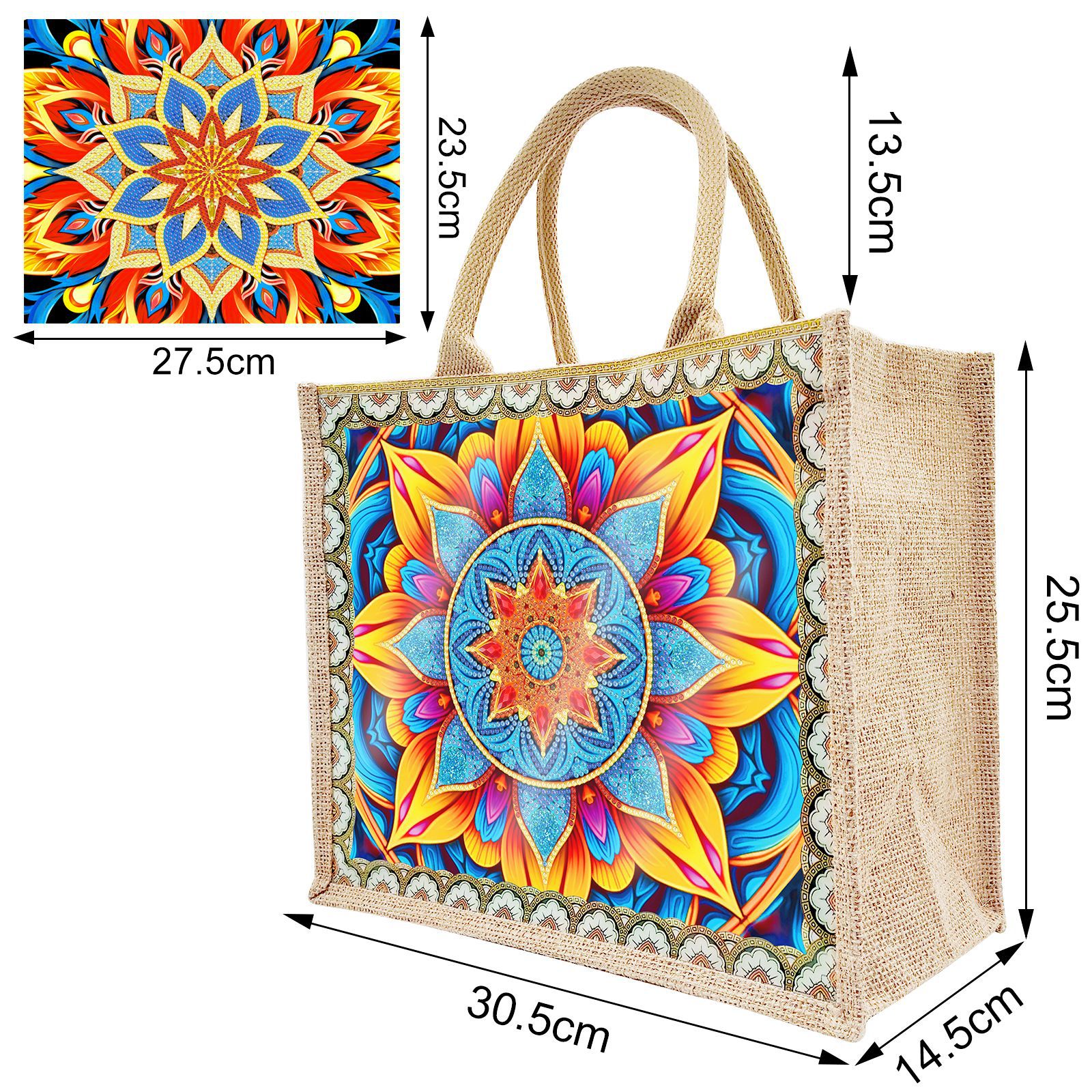 HBD307 Sac fourre-tout Mandala