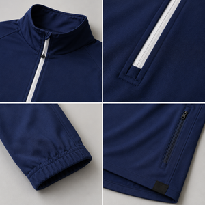 Chaqueta de Golf Personalizada para Hombre con Cierre de Cremallera, Ligera, Elástica, Resistente al Viento - Product Image 4