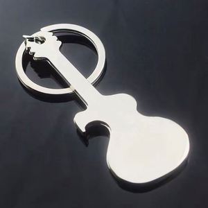 Porte-clés ouvre-bouteille en métal avec logo personnalisé, en alliage de zinc, en forme de guitare, pour cadeau promotionnel - Product Image 4
