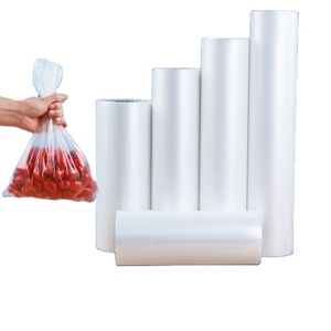 Transparent PE Recyclable Supermarket Flat Food Freezer Produce <b>Bags</b> on Roll for Fresh Vegetable and Fruit <b>Packing</b> - Product Image 4
