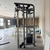 POWERXCommercial Máquina de entrenamiento funcional con carga de pin, crossover de cables, polea doble ajustable con pila de pesas, equipo de gimnasio de alta resistencia