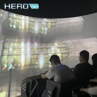 Chaise de réalité virtuelle HEROVR 9D VR Motion Chair, cinéma à écran incurvé 7D, cinéma volant, éducatif, métal, extérieur, montagnes russes