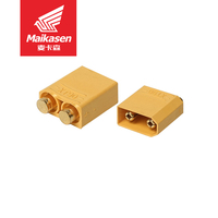 Connecteur de soudure vertical mâle/femelle XT90PB-M/F pour applications industrielles RC avec fiche banane plaquée or de 4,5 mm
