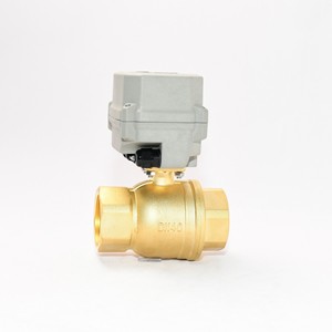 วาล์วบอลไฟฟ้า Tonhe DN40 เกลียวทองเหลือง 4 นิ้ว แบบสองทาง สำหรับควบคุมน้ำและอากาศ - Product Image 4