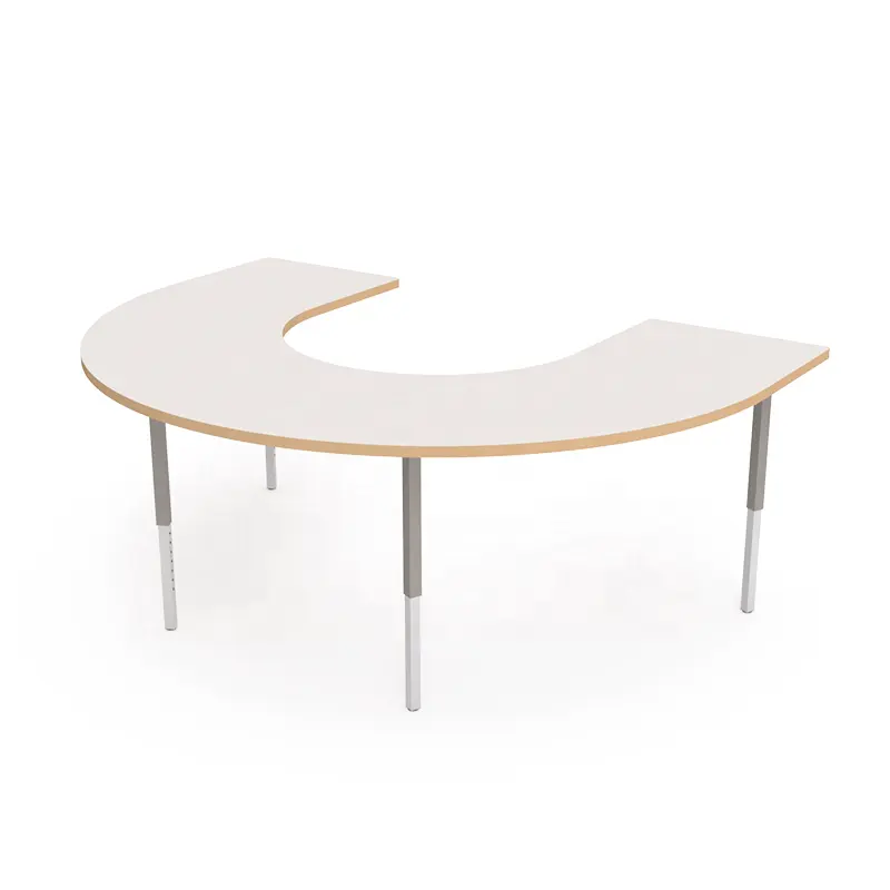 Популярный дизайн подковообразный стол столы и стулья для начальной школы