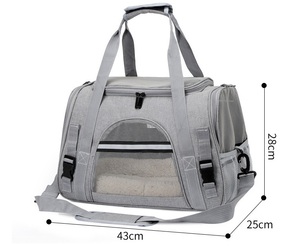 Mascota cómoda y conveniente con bolsas de viaje plegables de lado suave para gatos y perros grandes, medianos y pequeños - Product Image 2
