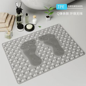 Alfombrilla <span class=keywords><strong>de</strong></span> Masaje con Ventosas y Superficie Antideslizante para el Suelo <span class=keywords><strong>de</strong></span> la <span class=keywords><strong>Ducha</strong></span> del Baño - Diseño Minimalista Moderno - Product Image 3