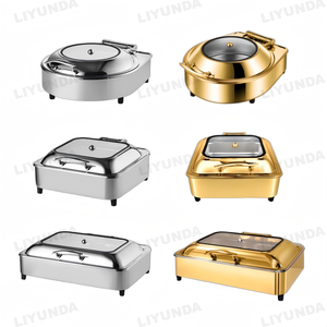 Chauffe-Plats Commercial LIYUNDA 9L en Acier Inoxydable – Plat de Buffet Isotherme pour Restaurants, Hôtels et Traiteurs - Product Image 6