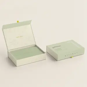 קופסת מתנה מנייר יוקרתית בצורת ספר מקרטון קשיח מכסה מגנטי קופסאות מתנה עם סגירת מגנט