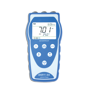 NADE SX811-SS -2.00 a 19.99pH Laboratório Medidor de <span class=keywords><strong>pH</strong></span> Portátil com LabSen 753 Spear <span class=keywords><strong>pH</strong></span> Eletrodo para Alimentos, Queijo, Frutas e Pão - Product Image 3