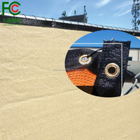 Filet pare-vent pour balcon 185 g/m², tissu de protection contre le soleil, maille ignifuge, écran de confidentialité pour clôture