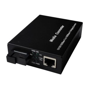 Gigabit Fiber Media Converter SC/RJ45 Ports 1000Mbps Single Mode Single Fiber AB Pair 3KM Industrial POE/GSM/GPRS Plug Play Kit - Product Image 4