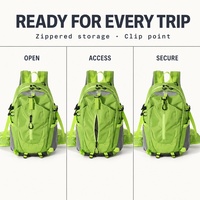 Sac à dos tactique imperméable avec logo personnalisé, 9L-100L, avec ceinture à coussin d'air pour la randonnée, le camping et la chasse