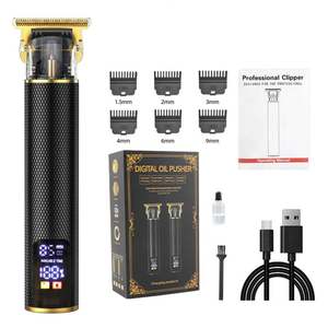 Recortadora de pelo eléctrica, afeitadora recargable, recortadora de pelo profesional de bajo ruido, inalámbrica para hombres, máquina cortadora de pelo - Product Image 5
