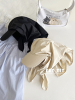 Casquettes d'été à séchage rapide pour femmes coréennes avec sangle en bec de canard pour la protection solaire Style minoritaire