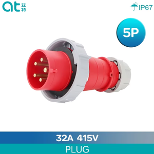 IP67 3 P + E en eléctrico 32a Industrial 3 fases macho hembra enchufe 32 <span class=keywords><strong>amperios</strong></span> 4 pines macho y hembra Industrial enchufe y enchufe - Product Image 6