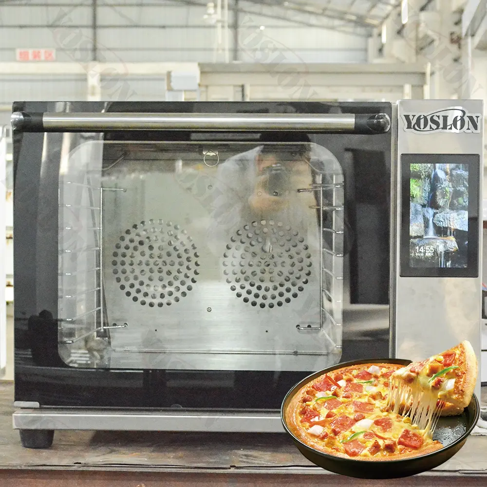 YOSLON Industrial Convection Oven Baking Convection Cooking Stainless Steel Oven