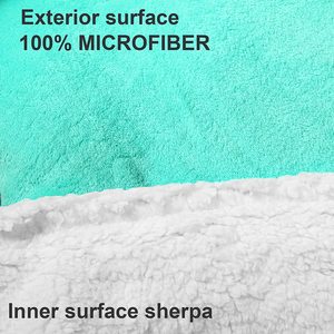 Women's Oversized Sherpa Lined Woven Eco-Friendly Anti-Pilling <strong>Cosy</strong> Sweatshirt <strong>Hoodie</strong> Adult Hooded <strong>Blanket</strong> - Product Image 4