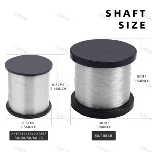 8 10 12 15 20 25 30 40 <span class=keywords><strong>50</strong></span> 60LB Línea de pesca de monofilamento de alto impacto Carrete Premium Material de nailon mono fuerte Línea de líder transparente - Product Image 2