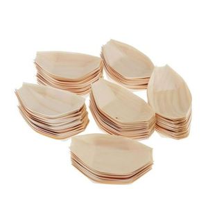 Vajilla Desechable Biodegradable de Madera Natural 100% Ecológica de Alta Calidad para Aperitivos - Product Image 2