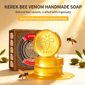 Sapone Artigianale al Veleno d'Api Keleek - Controllo Naturale dell'Olio, Sapone Anti-Acari Sbiancante Idratante con Oli Essenziali per Viso e Corpo - Product Image 2
