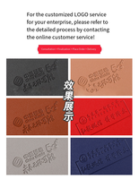 Shanqi - Carpeta de Piel Personalizada con Logotipo en Relieve Multicolor A4/A5 para Oficina/Escuela, Bolsa para Documentos, Gran Capacidad, Impermeable, Vegana