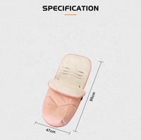 Sac de couchage chaud et ajustable pour bébé de 4 mois, avec fermeture éclair, pour poussette, type gigoteuse, modèle espagnol