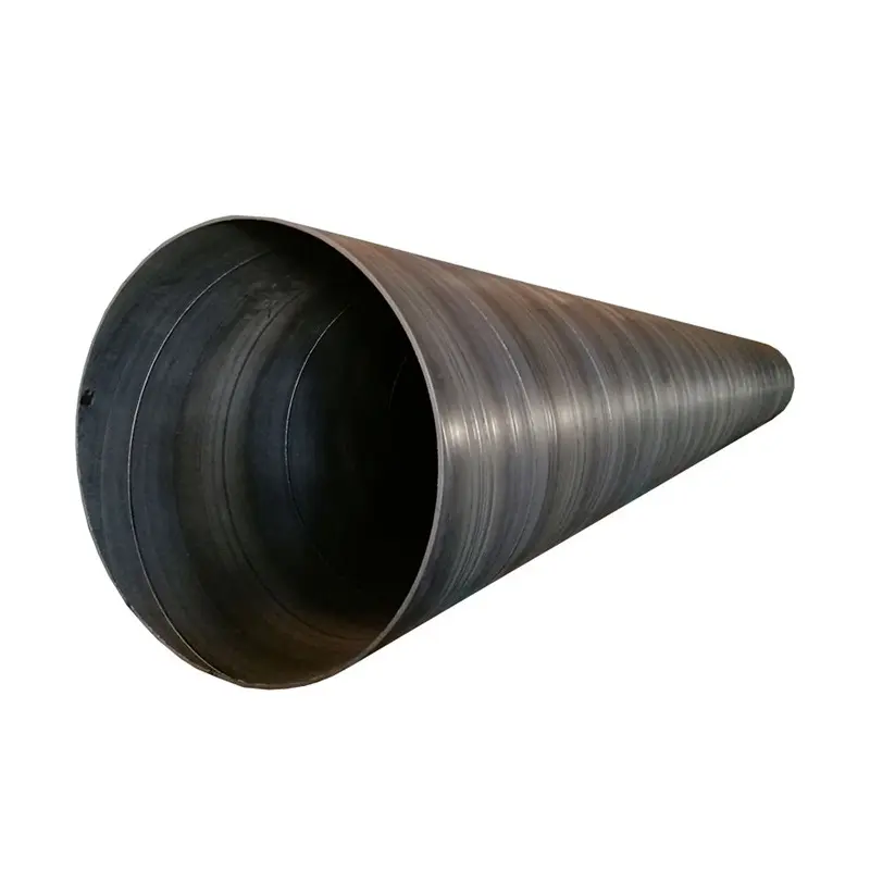 Поставка компании Шаньдун, черная железная труба Astm A53 Std, углеродистая спиральная сварная стальная труба