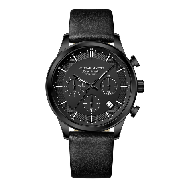 HANNAH MARTIN HM-1431 Water Resistant Quartz Movement Watches for Men Sport Man Chronograph Wrist Watch Custom Premium Man Watch