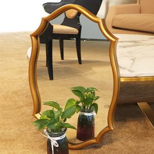 Arc recourbé en fer forgé avec cadre métallique, arche à suspendre, miroir doré personnalisé - Product Image 4